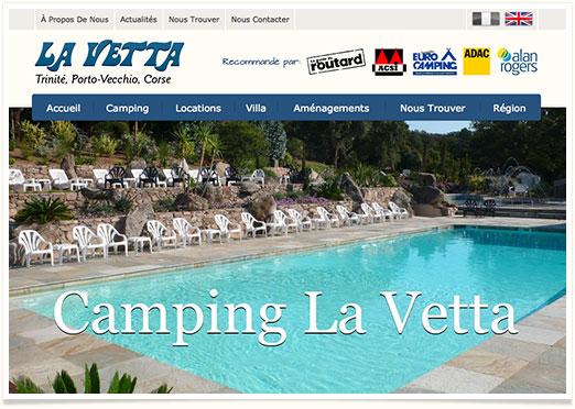 Le nouveau site internet www.campinglavetta.com est en ligne